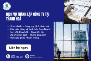 Hồ sơ thành lập công ty tại Thanh Hóa gồm điều lệ và danh sách thành viên.