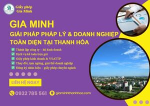 Thủ tục thành lập công ty bánh kẹo tại Thanh Hóa