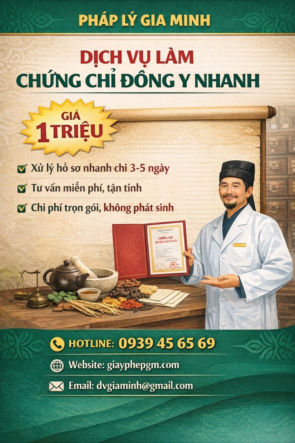 Chi phí mở phòng khám đa khoa