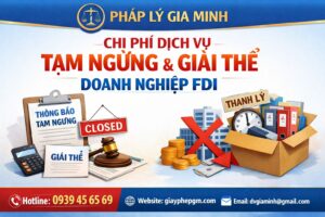 Chi phí tạm ngừng doanh nghiệp FDI