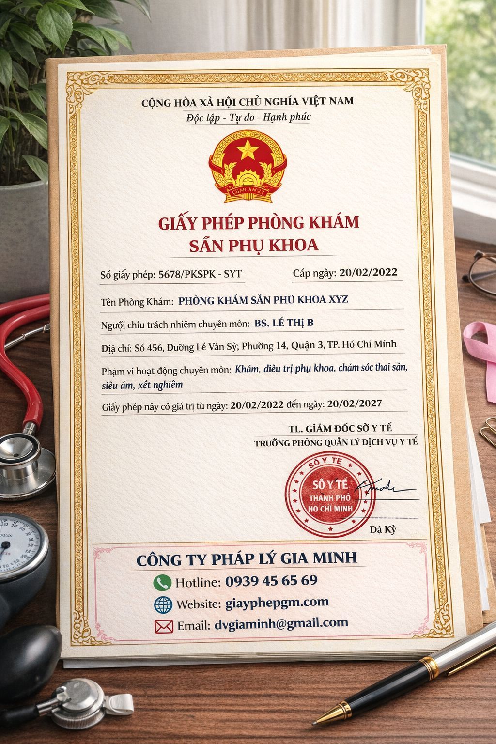 Chứng chỉ hành nghề khám mắt