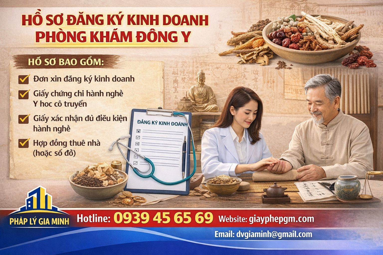hồ sơ mở phòng khám nhi