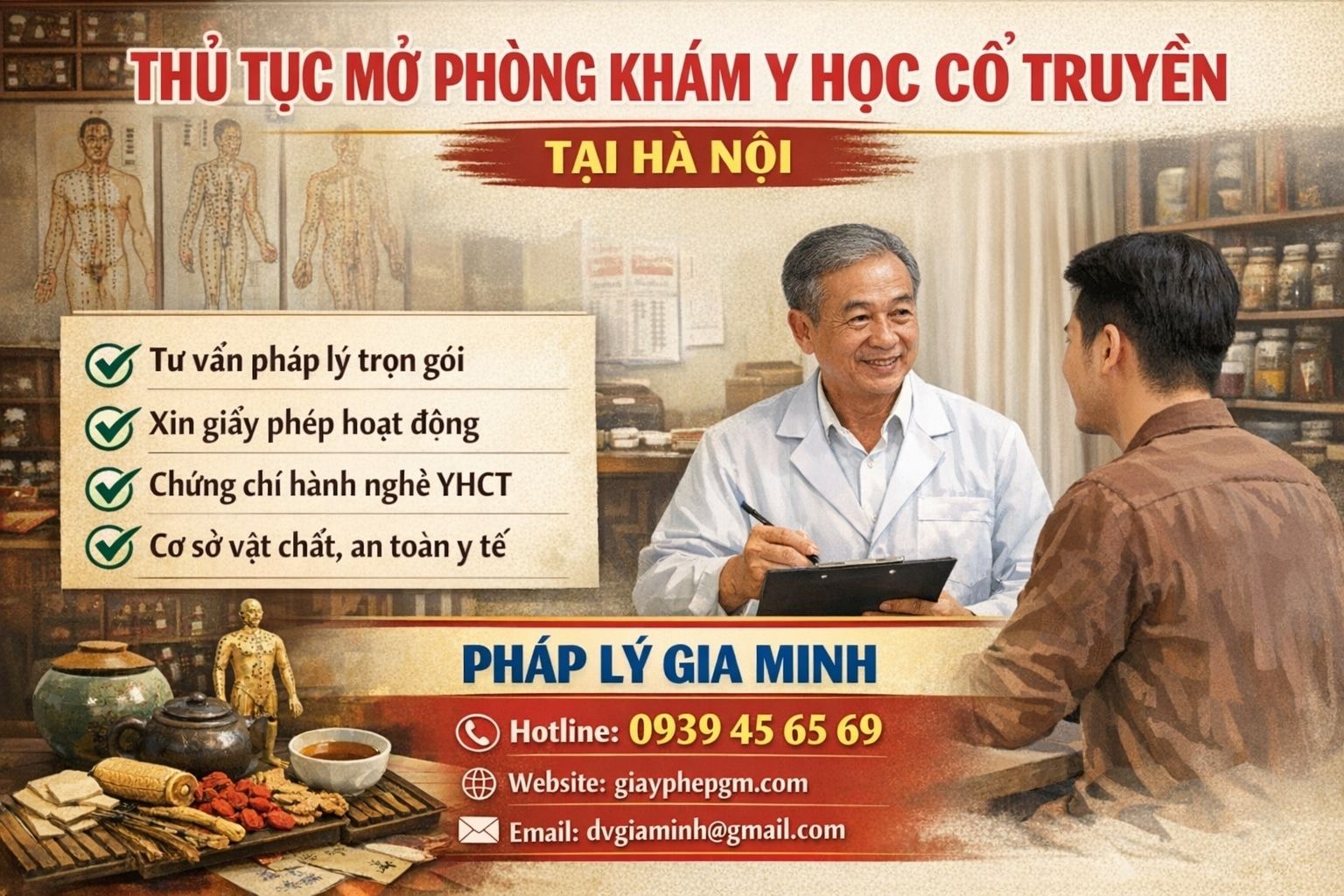 hồ sơ mở phòng khám da liễu