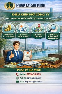 Hồ sơ thành lập công ty tại Thanh Hóa gồm giấy tờ gì