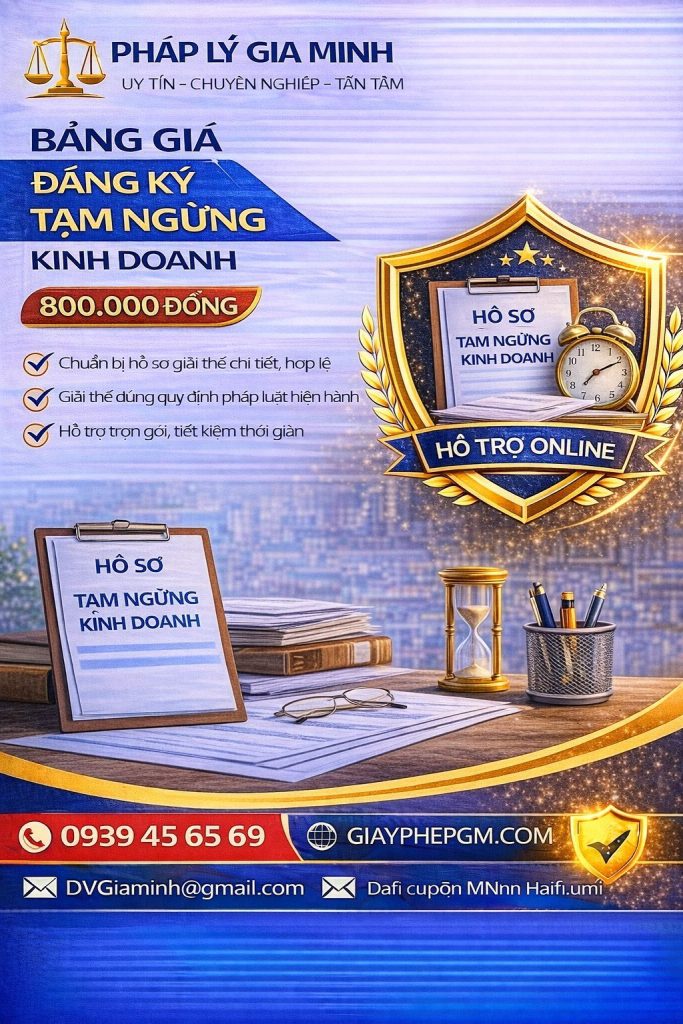 Hướng dẫn dịch vụ tạm ngừng hộ kinh doanh đúng luật 1 hướng dẫn dịch vụ tạm ngừng hộ kinh doanh