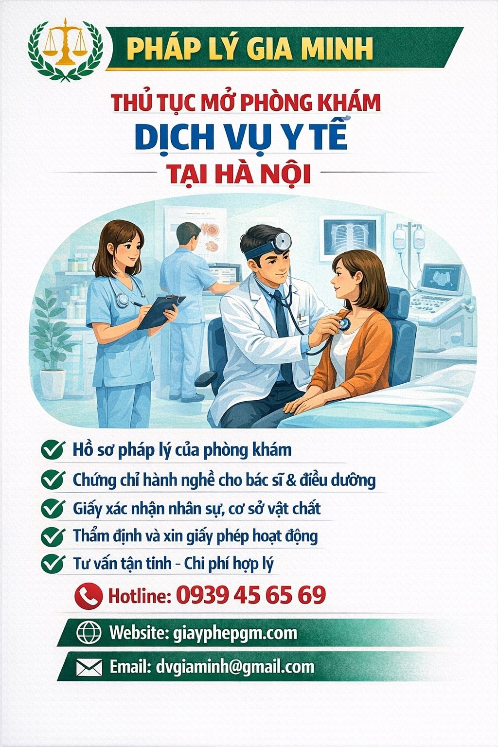 Mở hộ kinh doanh phòng khám tai mũi họng tại Thanh Hóa