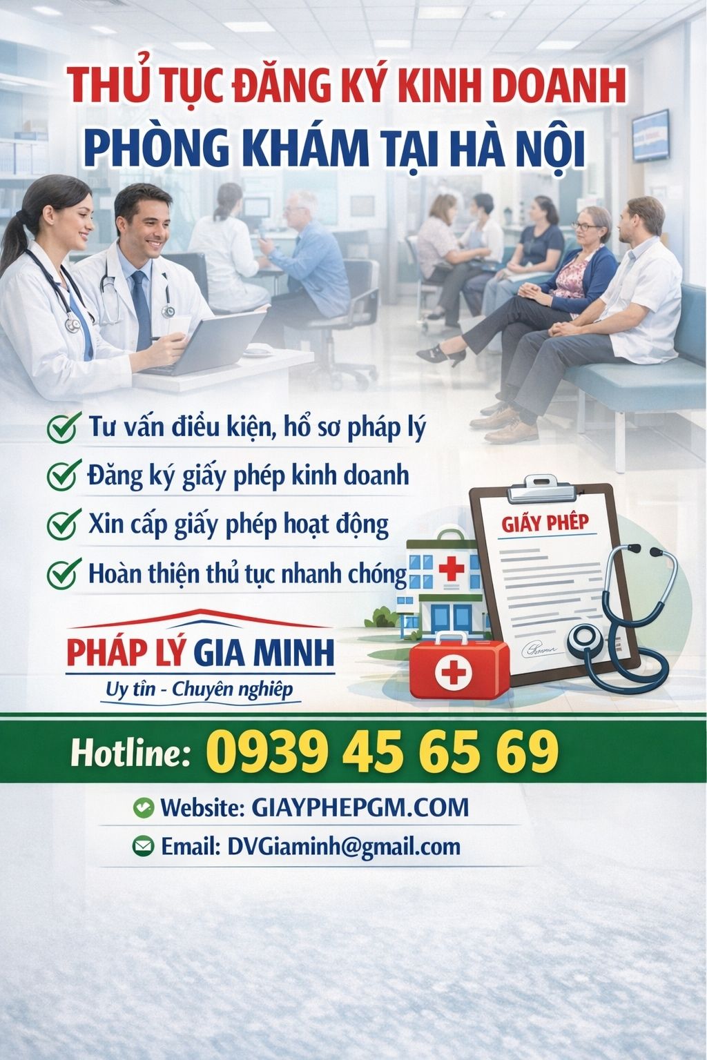 thủ tục mở phòng khám da liễu