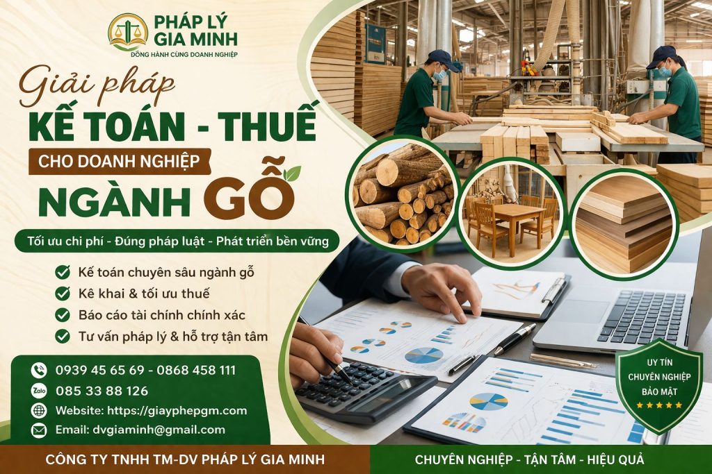 Dịch vụ kế toán trọn gói cho công ty sản xuất gỗ 2 Giải pháp kế toán thuế cho doanh nghiệp ngành gỗ