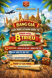 hồ sơ xin giấy phép lữ hành