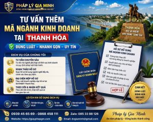 thêm ngành nghề công ty tại thanh hóa
