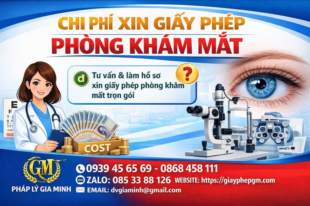 tư vấn đăng ký hoạt động phòng khám mắt tại thanh hóa