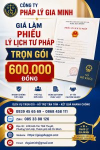 Dịch vụ xin lý lịch tư pháp Thanh Hóa cho người đi nước ngoài