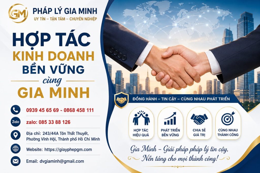 Hợp tác kinh doanh bền vững cùng Gia Minh