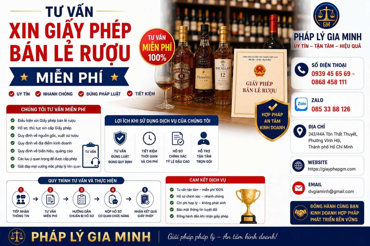 Xin giấy phép bán lẻ rượu tại Thanh Hóa