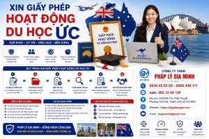 Xin giấy phép hoạt động du học Úc