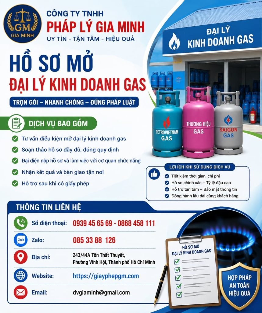 Hồ sơ mở đại lý kinh doanh gas – Checklist giấy tờ và điều kiện cần đối chiếu 1 Hồ sơ mở đại lý kinh doanh gas
