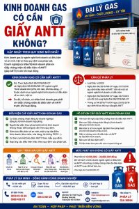 Kinh doanh gas có cần giấy ANTT không