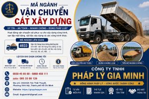 Mã Ngành Vận Chuyển Cát Xây Dựng
