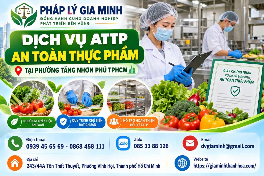 Dịch vụ ATTP tại phường Tăng Nhơn Phú TPHCM 1 Dịch vụ ATTP tại phường Tăng Nhơn Phú TPHCM