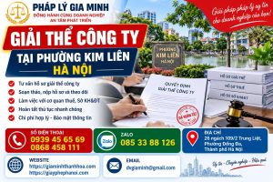 Giải thể công ty tại phường Kim Liên Hà Nội