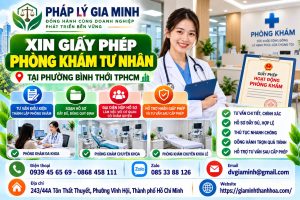 Xin giấy phép phòng khám tư nhân tại phường Bình Thới TPHCM